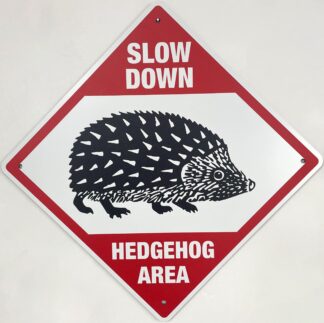 "Slow Down" Warning sign