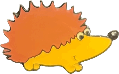 Hedgehog Pin Badge