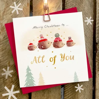 "All of you" individual Christmas card