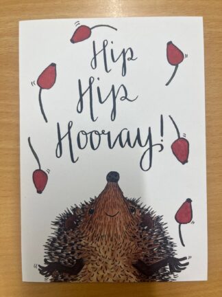 Hip hip hooray - Individual blank card