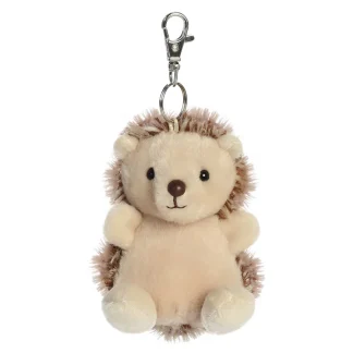 Hedgie hedgehog by Aurora, plush clip on keyring